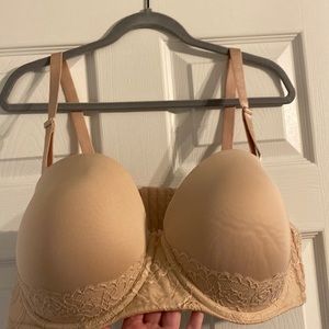 Torrid 48C, removable strap/strapless, push-up, nude bra